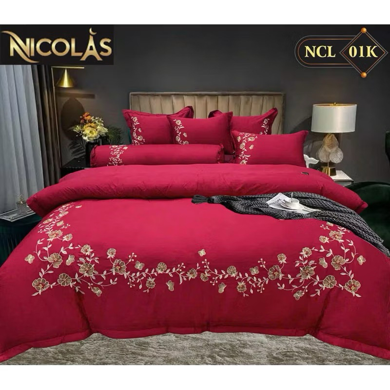 Set Chăn Ga Gối Lụa Tơ Tăm Pyeoda (Set 7 món )