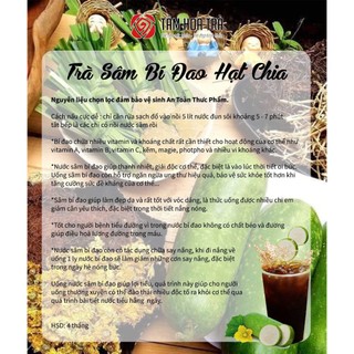 Set Sâm Bí Đao Hạt Chia Khô nấu 5-6 lit nước.