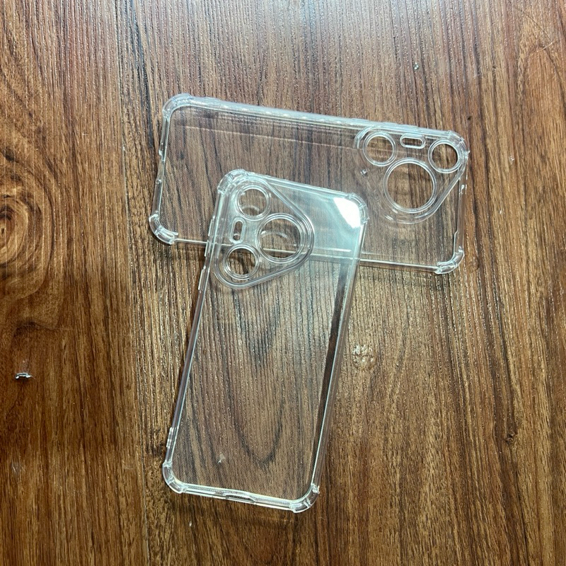 Ốp lưng dẻo silicon cho Huawei P70/ P70 Pro/ P70 Pro+ trong suốt và chống sốc 4 góc