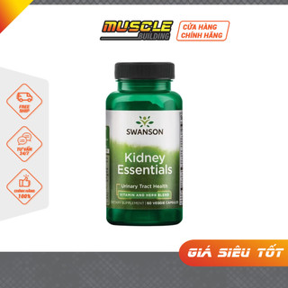  Viên Uống Bổ Thận Hỗ Trợ Hệ Tiết Niệu Khỏe Mạnh Swanson Kidney Essentials 60 Viên 