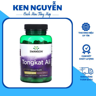Viên Uống Hỗ Trợ Tăng Cường Sinh Lý Nam Giới Swanson Tongkat Ali 400mg 120 Viên