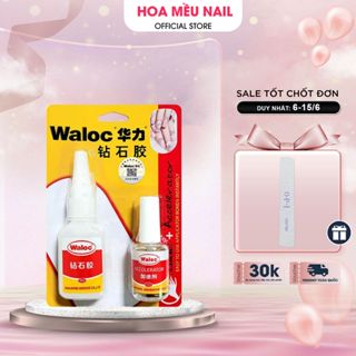  Combo keo waloc siêu bền keo bê tông đa năng chuyên dụng làm móng nail 