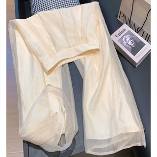  Quần xuông nữ Le Sofia chất lụa mùa hè siêu mát quần ống rộng chất tơ nhẹ mềm thoáng LES15 