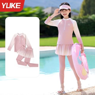  Đồ Bơi Bé Gái Dài Tay Quần Dài Từ 17-55kg Sét Đồ Bơi Cho Mẹ Và Bé- Đồ Bơi Trẻ Em Thương Hiệu YUKE 
