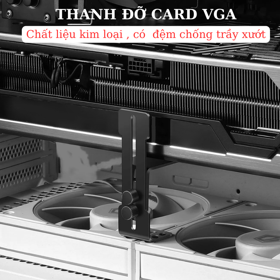 Giá đỡ card màn hình , Giá đỡ Card VGA máy tính , chất liệu kim loại , có thể điều chỉnh kích thước linh hoạt
