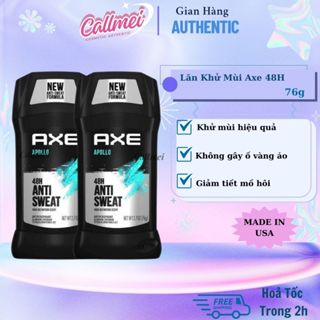  Lăn Sáp Khử Mùi Ngăn Tiết Mồ Hôi AXE APOLLO Dry Black Cho Nam 76g 