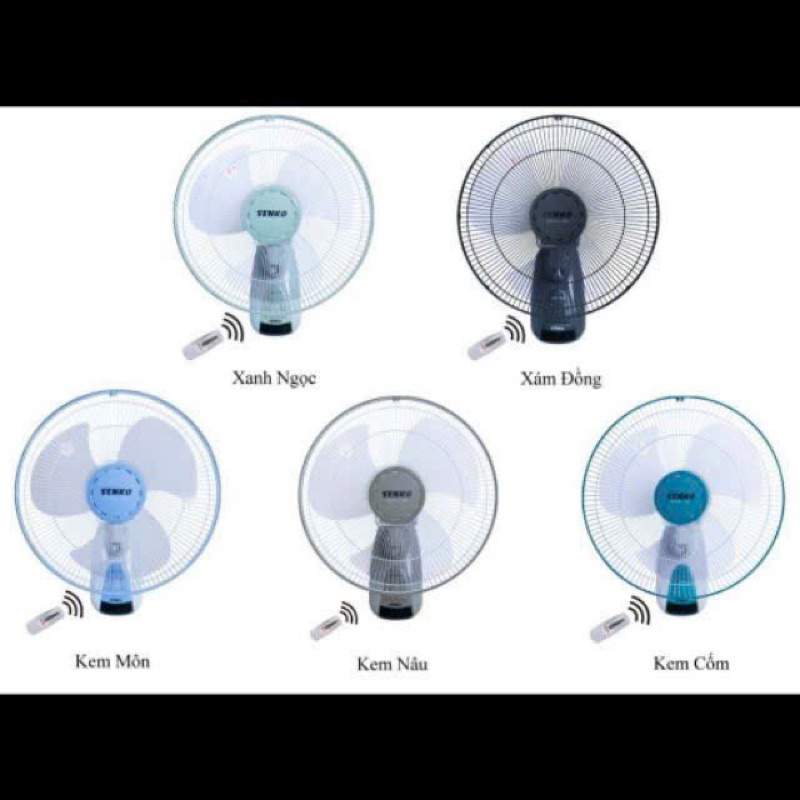 Lỗi Đổi Mới. Quạt Treo Tường 2 Dây Senko TC1620/TC1626/TC1880 - Màu ngẫu nhiên - Chính Hãng