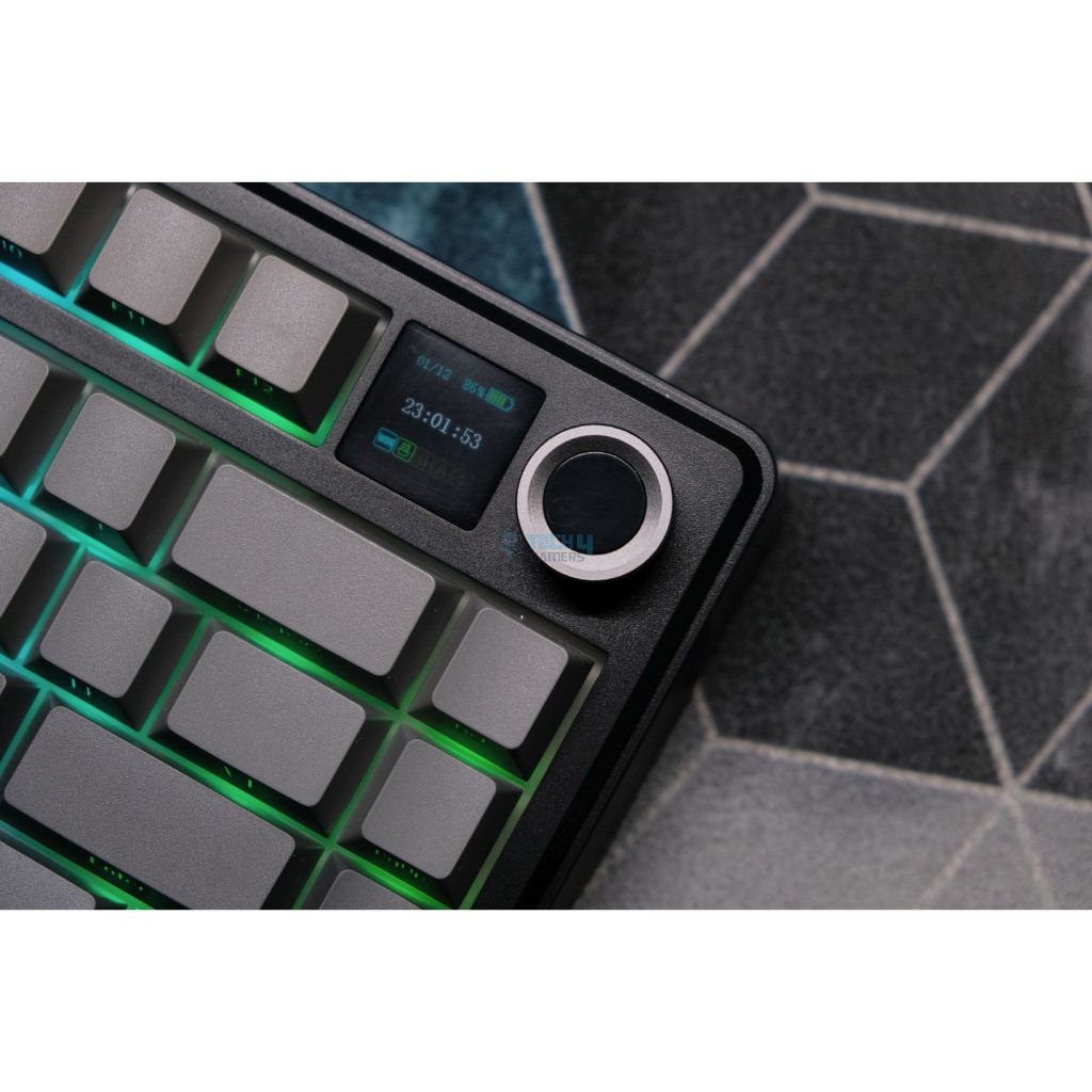 Aula F75 Max bàn phím cơ kết hợp màn hình, núm xoay siêu chất, âm thanh Hifi | BigBuy360 - bigbuy360.vn