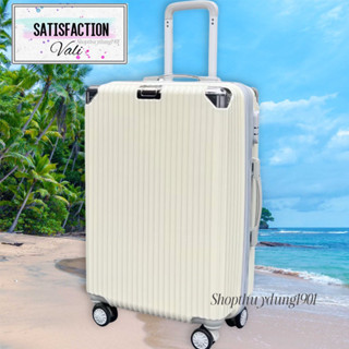 Vali du lịch Satisfaction Size 28/24/20 - Bảo hành 12 tháng - Nhựa ABS & PC dáng bo góc kim loại chống va đập