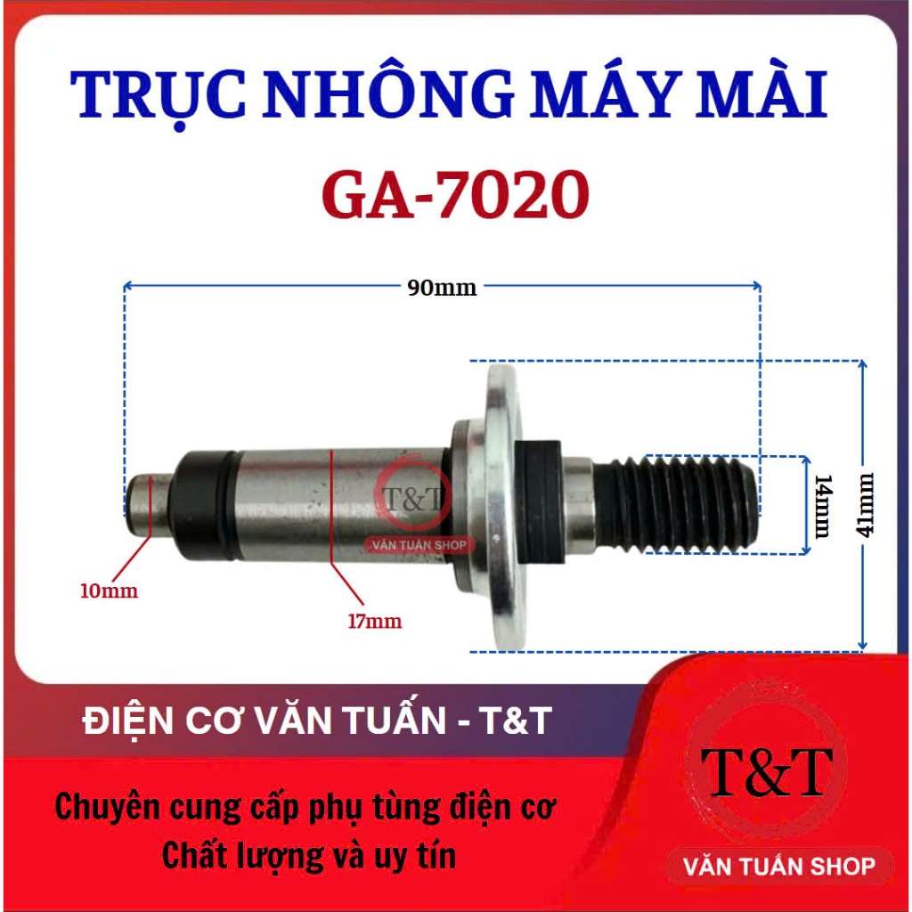 Trục nhông/ trục cốt máy mài GA-7020, trục cốt mài GA - 7020 ( HÀNG CHÍNH HÃNG )