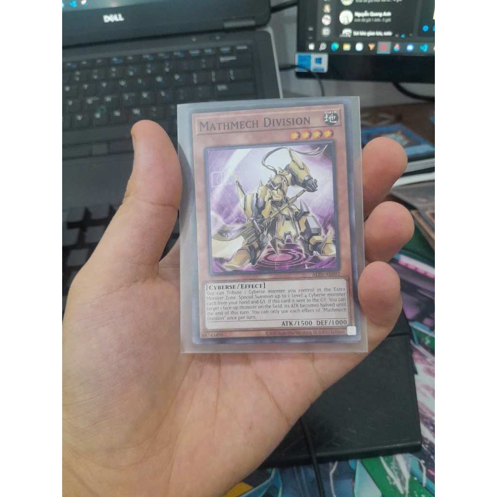 [ 202500515 ] Thẻ bài Yugioh Mathmech Division ALIN-AE092