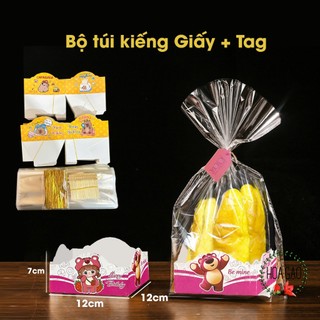 Túi đựng bánh kẹo sinh nhật, noel giáng sinh cho bé, set gói quà xmas sinh nhật 1/6 trung thu tết