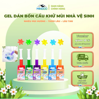Set 5 ống gel dán bồn cầu khử mùi khử khuẩn bồn cầu , thơm lâu , mùi dễ chịu , dễ sử dụng , lâu tan