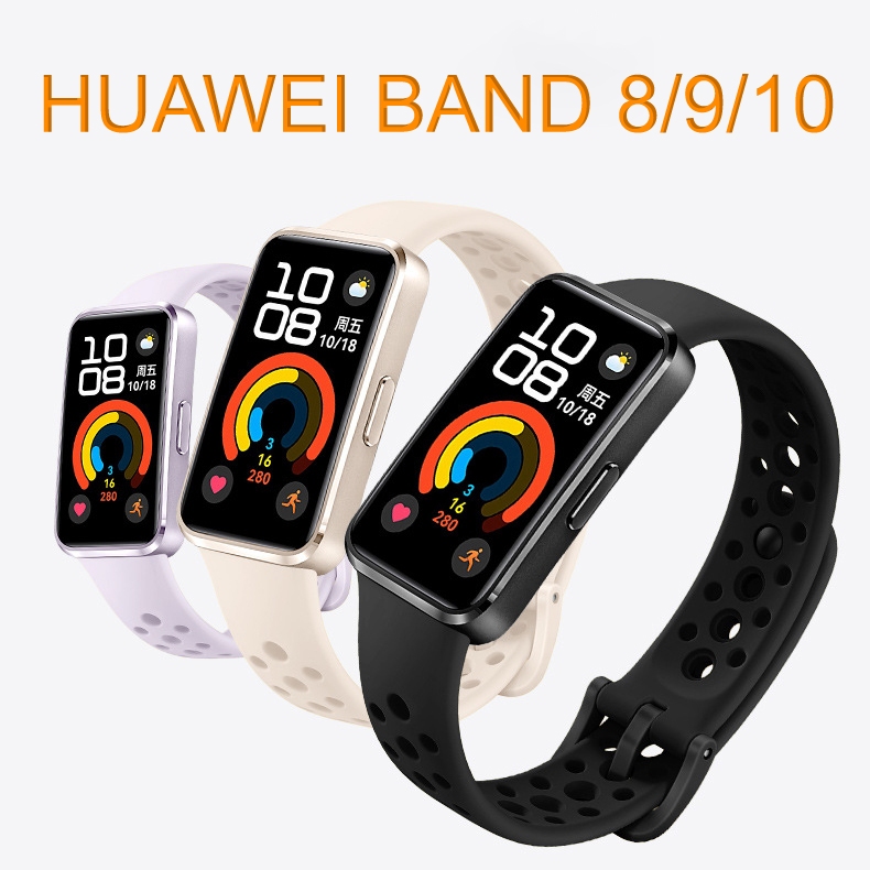 Dây đeo Silicone thay thế cho Huawei Band 8 / Huawei Band 9 / Huawei Band 10