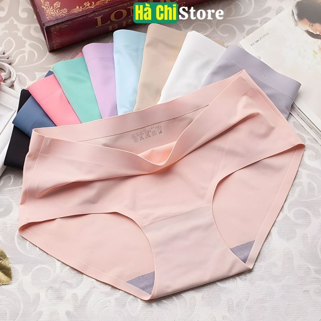 Combo 5 Quần Lót Nữ Đúc Su thun lạnh không đường may cao cấp, quần chip nữ mềm mại kháng khuẩn Hachi