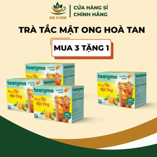 [COMBO 3 TẶNG 1] Trà Tearoma hòa tan vị Tắc mật ong hộp 196g (14 gói x 14g)