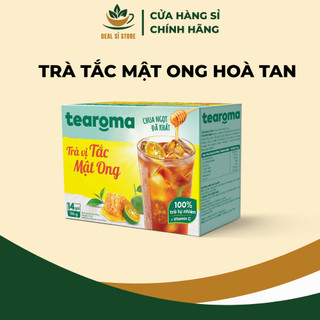  Trà Tearoma hòa tan vị Tắc mật ong hộp 196g  14 gói x 14g  