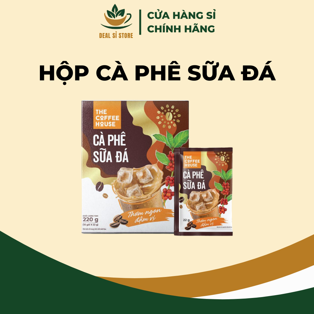 The Coffee House cà phê sữa đá hoà tan (Hộp 10 gói x  22g)