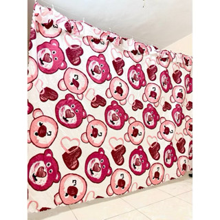 RiDo Rèm Cửa Che Gác Trọ, Rèm Ngăn Phòng Trọ Có Móc Treo Vải Cotton Poly - Đa Kích Thước