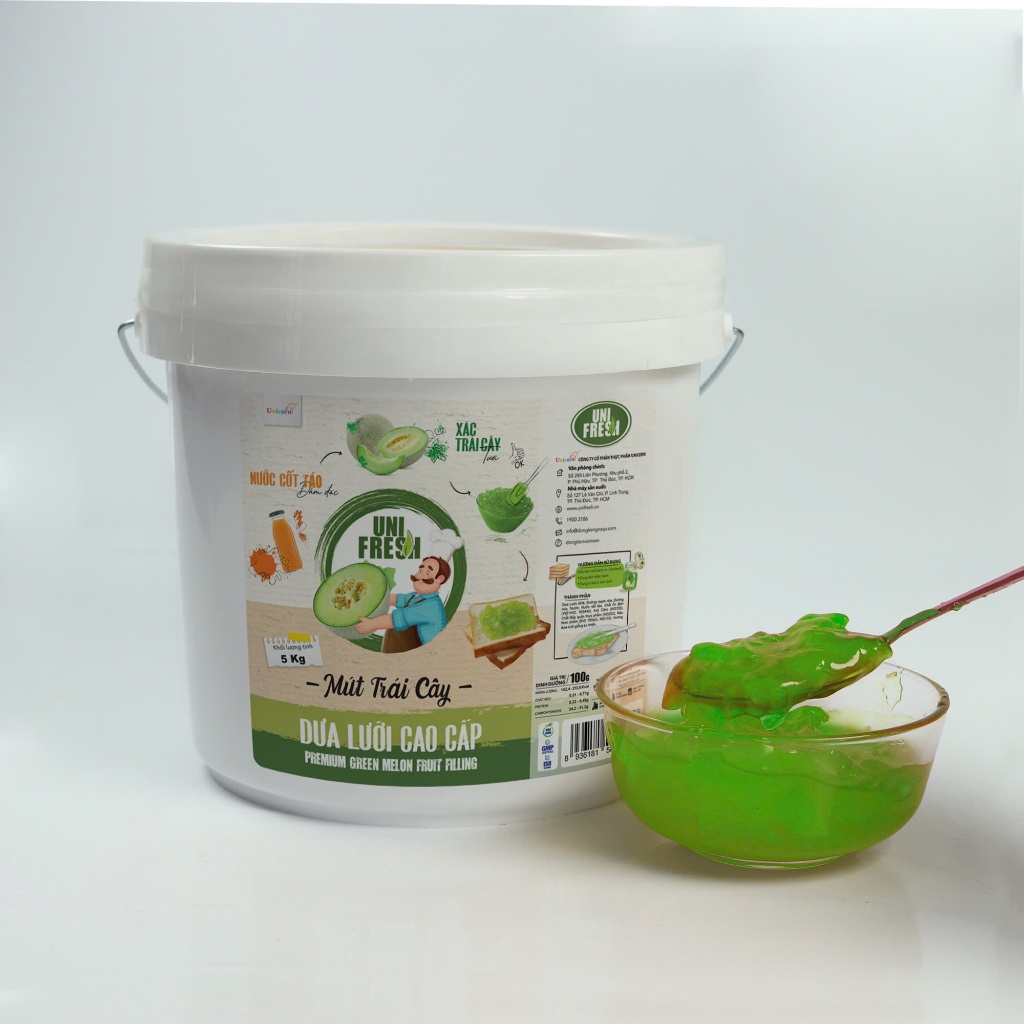 MỨT TRÁI CÂY 5KG VỊ DƯA LƯỚI (MELON)