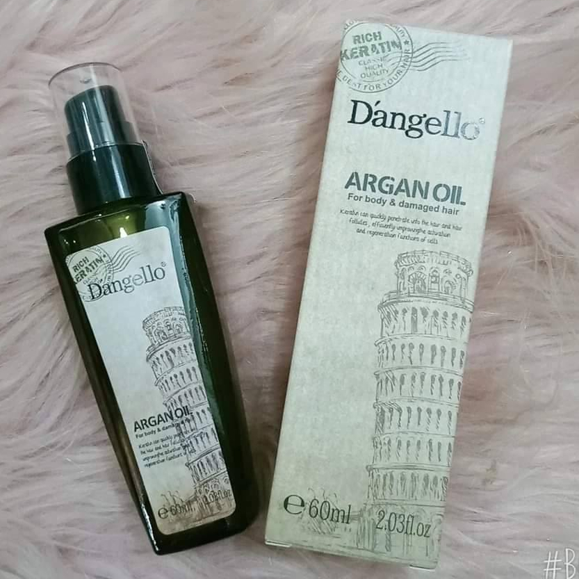 Tinh dầu DANGELLO, tinh dầu dưỡng tóc Dangello Argan 60ml giúp tóc bóng mượt 60ML