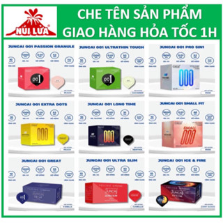  Bao Cao Su Siêu mỏng Gân gai Kéo dài thời gian Size nhỏ lớn Nhiều gel Có hương Juncai nhiều loại - Giá Rẻ Freeship 