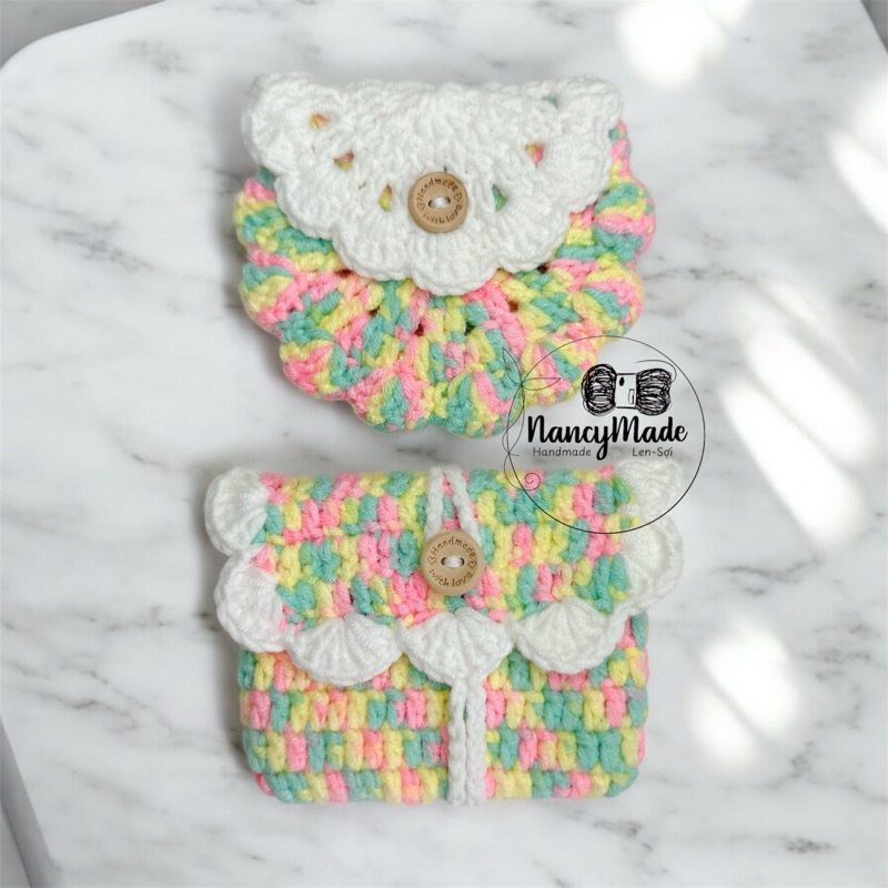 [Handmade] Ví mini đựng thẻ ATM, son, airpod