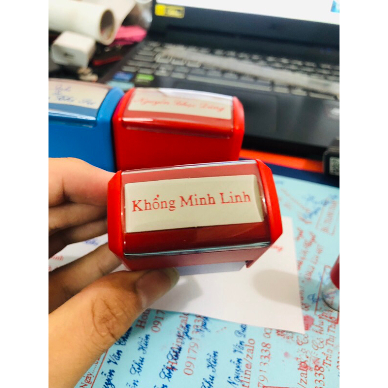 Khắc dấu tên 1-2 dòng theo yêu cầu