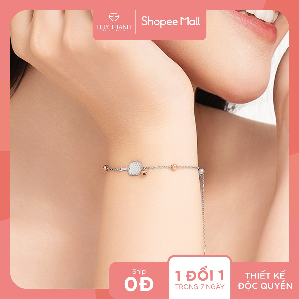 Lắc Tay Vàng Tây 14k Dành Cho "Tín Đồ" Têu Pickleball LBZ028 Huy Thanh Jewelry