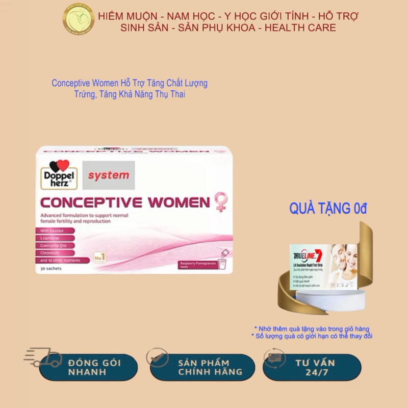 Conceptive Women Tăng Chất Lượng Trứng, Tăng Khả Năng Thụ Thai