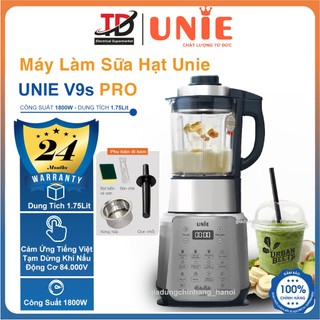  Máy Làm Sữa Hạt Đa Năng Unie V9s PRO 1.75Lit -1800w Động Cơ 84.000 vòng phút Hàng Chính Hãng 