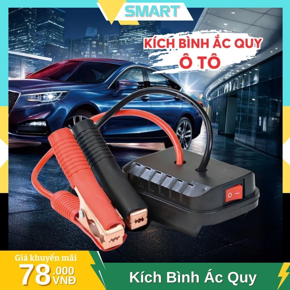 Kích Bình Ắc Quy Sử Dụng Chân Pin Phổ Thông Makita