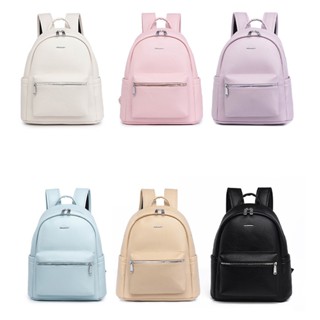 Balo Da Đi Học Cặp Da Pu Cao Cấp Họa Tiết Trơn BeiSen 2 Size Hàng Quảng Châu