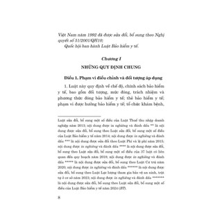Sách - Luật Bảo Hiểm Y Tế Năm 2008 (Sửa Đổi, Bổ Sung Năm 2103, 2014, 2015, 2018, 2020, 2023, 2024)