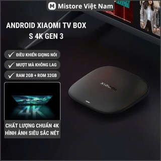 TV Box S Gen 3rd / Mi TV box S thế hệ mới Bản quốc tế có tiếng việt