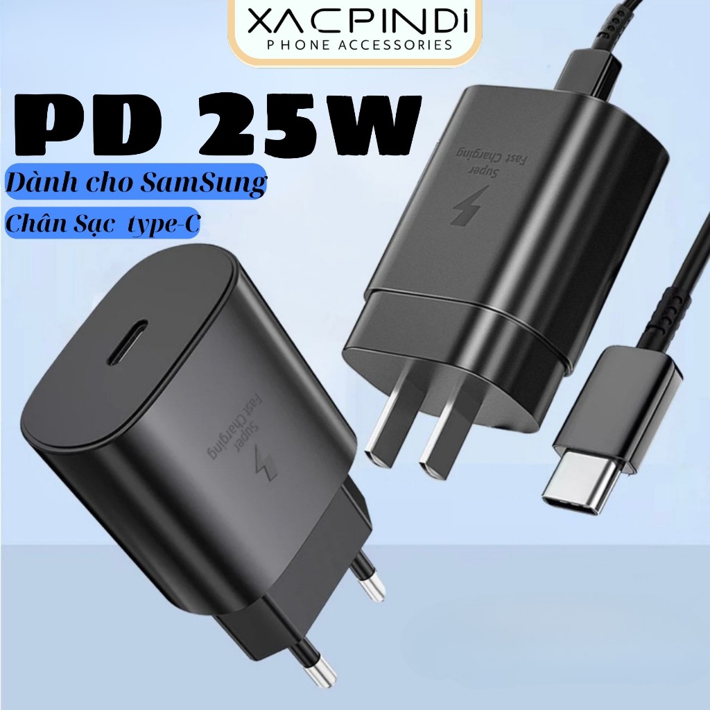 Sạc Nhanh SS PD 25W Cho Các Dòng Máy Chân Sạc Type C - Bảo Hành 12 Tháng - XacPinDi