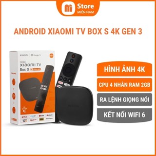 [Bản quốc tế]  Android TV Box S 2nd Gen 4k / Android Tivi Box XM Mibox S 3rd thế hệ gen 3 Tiếng Việt