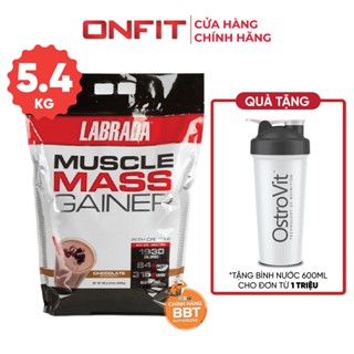  Sữa bột Labrada Muscle Mass Gainer 5.4Kg  12Lbs  Giàu calo đạm - Nhập khẩu USA | ONFIT 