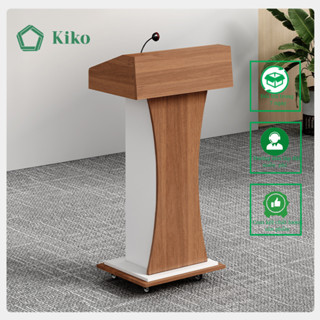  Bục Giảng Dạy Bục Phát Biểu Có Bánh Xe - Gỗ MDF 15mm Lõi Xanh KIKO   BG 1029   