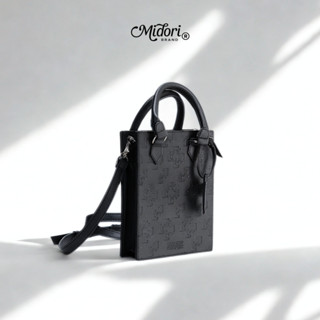 Túi Xách Da Đeo Chéo SACPLAT Nam Nữ Monogram Dập Chìm Đựng Điện Thoại Đi Chơi Làm | M Studio