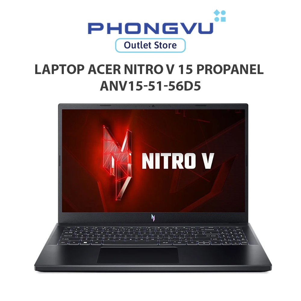 Laptop Acer Nitro V 15 ProPanel ANV15-51-56D5 (i5-13420H/ GeForce RTX™ 3050/ 16GB/ 512GB/ Windows 11