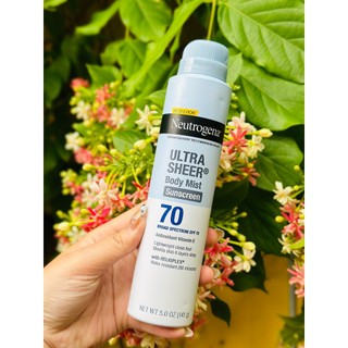 Chống nắng hằng ngày dạng xịt Neutrogena Body Mist Sunscreen broad spectrum spf70