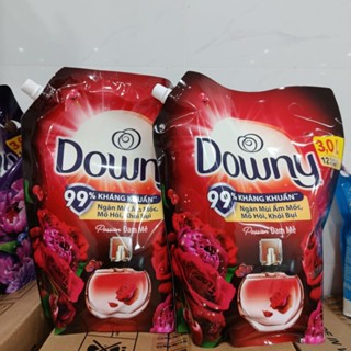 combo 2 túi nước xả vải Downy đam mê 3 lít (màu đỏ)