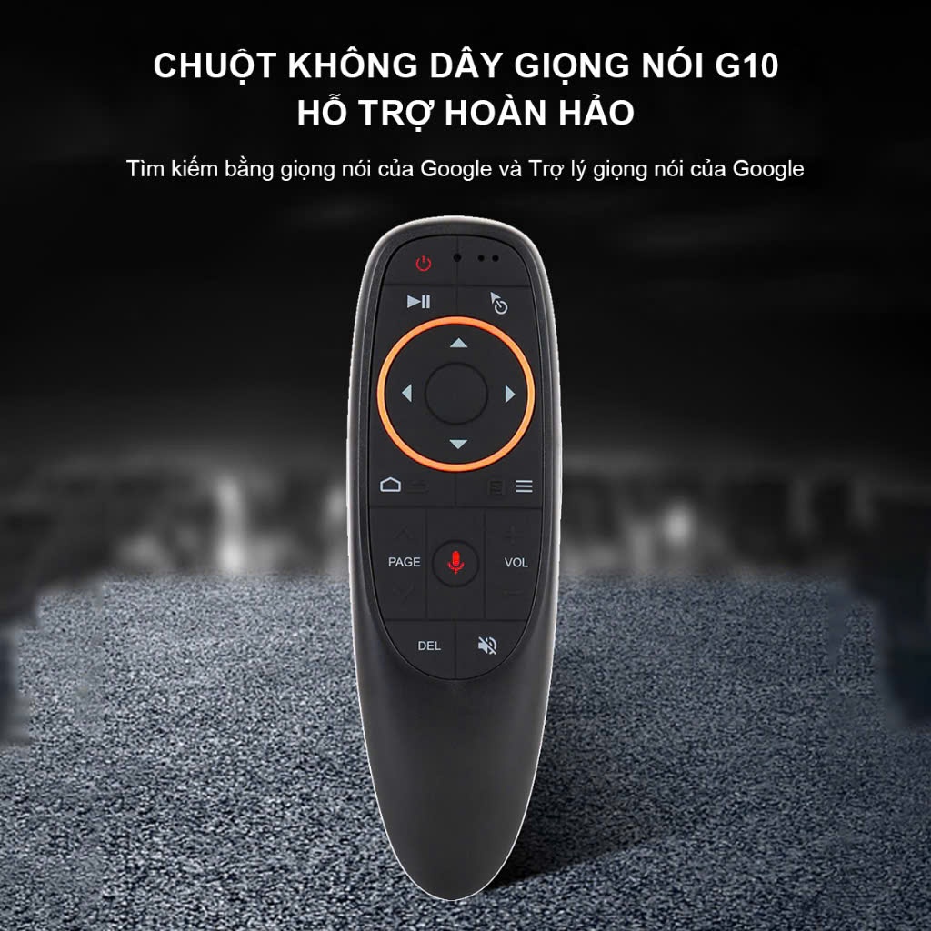 [MẪU MỚI]Chuột Bay G10S Voice - Remote Điều Khiển Giọng Nói Cho Android TV Box | Hàng Bền