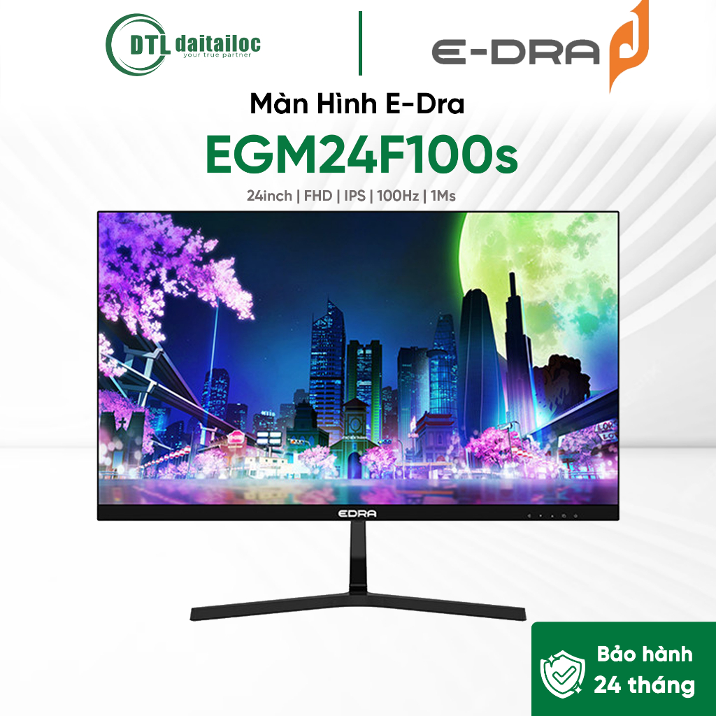 Màn hình văn phòng giá rẻ E-Dra EGM24F100s 24inch FHD 100hz 1ms | Chính Hãng | Bảo hành 24 tháng | 1 đổi 1 trong 30 ngày | BigBuy360 - bigbuy360.vn