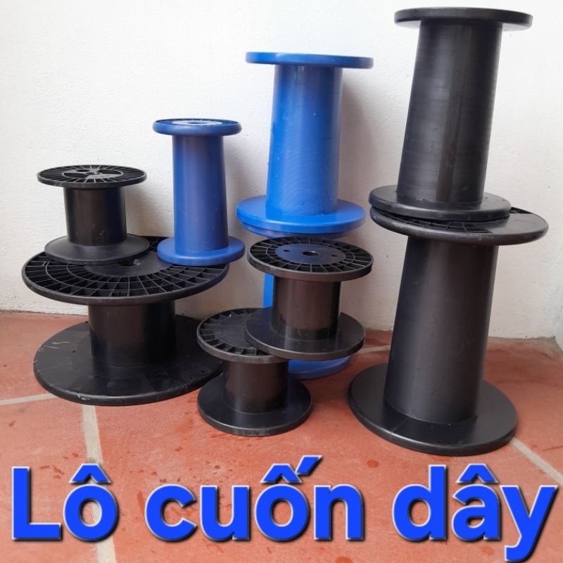 Rulo quấn dây điện, guồng cuốn dây diều, lô cuốn dây điện và các loại dây, chất liệu nhựa ABS chống 