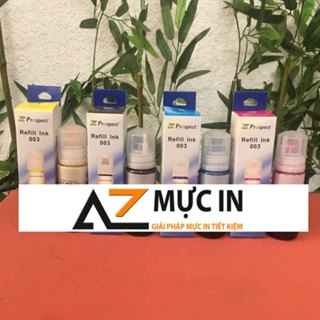 Combo 4 màu Mực in 003 Ecotank Cho máy in Epson L3110, L1110, L3150, ...