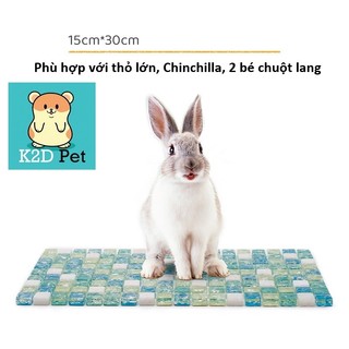 P115 Tấm làm mát - đá tản nhiệt cho Hamster, sóc, nhím, gà Rutin, Guinea Pig (bọ ú, chuột lang), thỏ, chinchilla