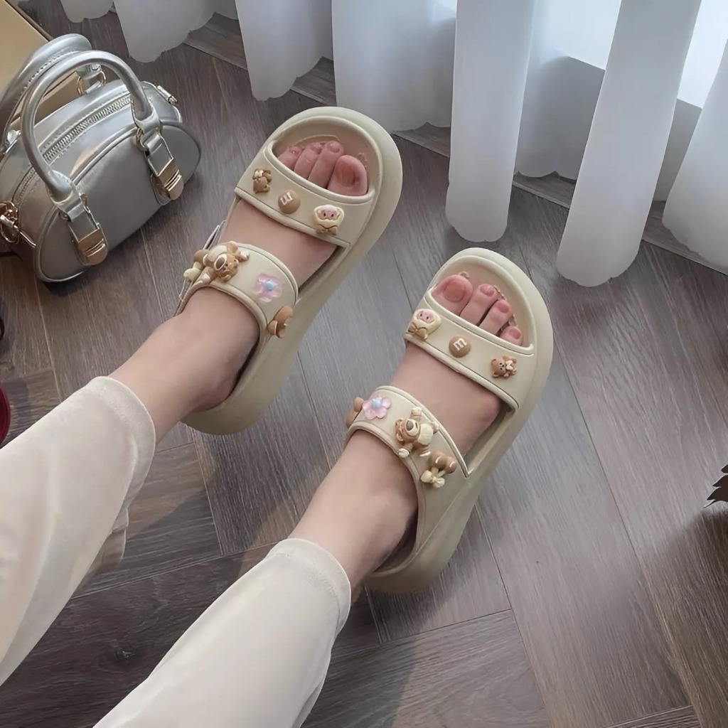 (ĐẾ 5CM) Dép Sandal nữ đế cao 5CM bản new 2025