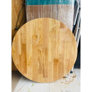 Bàn tròn gỗ cao su siêu bền đẹp đường kính 60cm